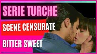 Turkish series censored and fined scenes | Kiss between Nasli and Ferit, Bitter Sweet Full Vers...