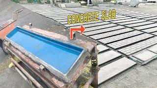 How to Make Precast Concrete (Plates) Slabs - Marking process