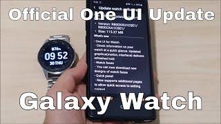 Samsung Galaxy Watch: Official One UI Update
