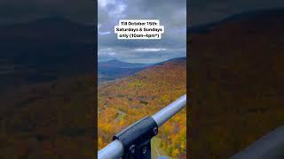 Hunter Mountain Scenic Skyride #catskills #upstateny #fallfoliage