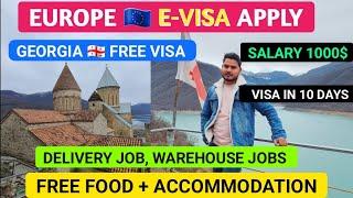 Georgia  country Free work visa 2024  | Free Food + Accommodation