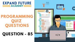 Programming Quiz Questions - Q85 -  Expand Future Academy #Shorts #Programming #CSharp #Dotnet