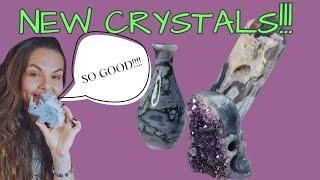 New CRYSTAL CARVINGS Bougie and PERFECT!! Come take a LOOK!! #crystalhaul