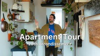 At Home in Paris | American artist lives in 18m² studio with views on Sacre Coeur!