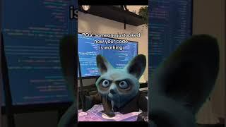 POV: Someone asks how your code is working #programming #javascript