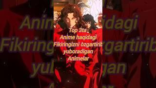 Animelar uzbek tilida | top 3ta anime haqida fikiringizni òzgartiradigan animelar