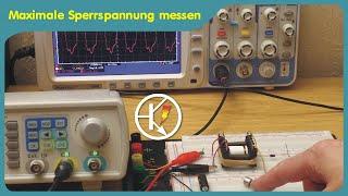 Determine maximum collector-emitter voltage or blocking voltage of diodes, UCEmax, URmax
