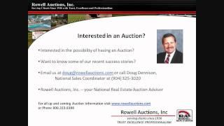 Guest Jerry Anderson National Real Estate Auction Radio hosted by Doug Dennison - Friday April 29th