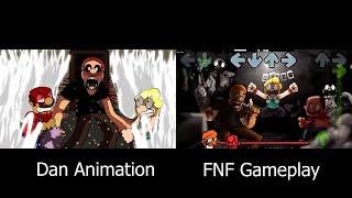 FNF TWIDDLEFINGER Part 5 | Game/Cover x FNF Animation Comparison