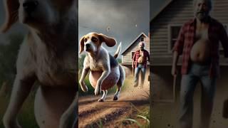 Hunted and Abandoned: The Tragic Fate of a Mother Beagle 🩸#beagle #cuteanimals #story
