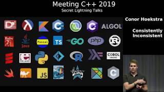 Consistently Inconsistent - Conor Hoekstra @code_report  - Meeting C++ 2019 Secret Lightning Talks