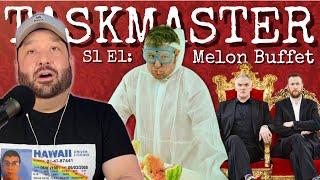 American Reacts to TASKMASTER for the First Time! "MELON BUFFET"