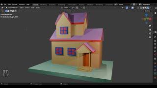 Beginner basic 3D Blender tutorial | make a simple house