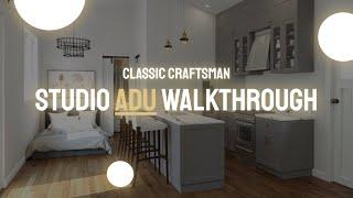 Studio ADU Walkthrough - Classic Craftsman - by Framework First