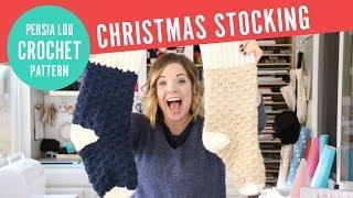 Crochet Christmas Stocking - Free Crochet Stocking Pattern