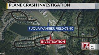 Plane skids across runway at Fuquay/Angier Field Airport