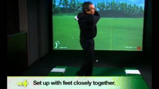 Golf Video Drill: Swing with Feet Together