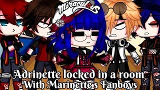 Adrienette locked in a room with Marinette's Fanboys || MLB || Original || Gacha Club || Gacha Life