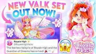 NEW UPDATE! VALKYRIE SET Out Now & New Toy + Badges Royale High Tea Roblox 