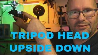 ▼ Making a ring to mount a tripod head upside down