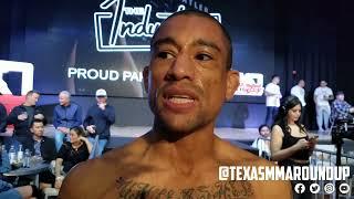KENNETH GROSS XKO 65 POST FIGHT INTERVIEW WITH TEXAS MMA ROUND UP.