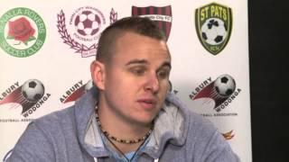 AWFA Press Conference - Men Rd 12 - Diamonds v Myrtleford