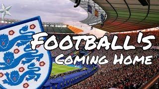 50,000 England Fans "Football's Coming Home" Lyrics THREE LIONS | Final EURO 2024 in Berlin