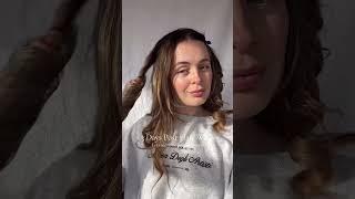 Dyson Airwrap Silent ASMR hair tutorial for 3 days post hair wash  #dysonairwrap #alananoelle