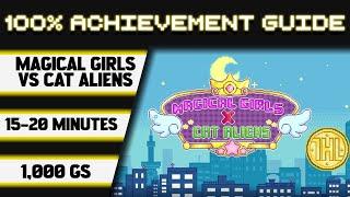 Magical Girls vs Cat Aliens - 100% Achievement Walkthrough (Xbox/Windows) - 1000GS in 10-15 Minutes