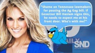 Twitter War: Carrie Underwood v Andy Holt