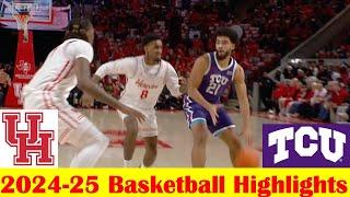 TCU vs #12 Houston Basketball Game Highlights 1 6 2025