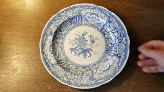 Spode The Blue Room china Blue and white Floral Dinner Plate