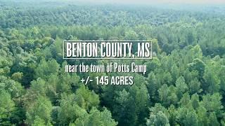 Mississippi Land for Sale, Potts Camp, Benton County, MS Tract