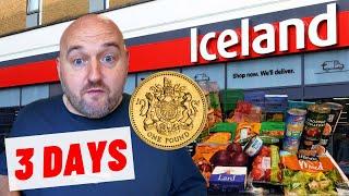 3 DAY ICELAND £1 BUDGET FOOD CHALLENGE !!!