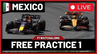 F1 LIVE - Mexico GP FP1 - Live Timing and Commentary