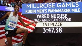 Millrose Games Wanamaker Mile 2023 | Yared Nuguse Breaks the American Record - 3:47