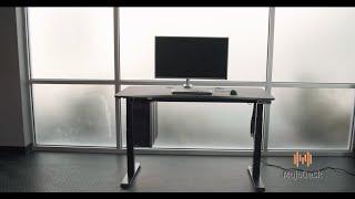 Mojo Gamer Pro - Best Standing Gaming Desk  | Cable Management, Monitor Arm, CPU Tower Hanger