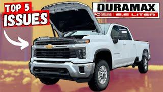 Chevy 2500 6.6L DURAMAX Diesel (L5P) Top 5 Issues *Heavy Mechanic Review* | Should YOU be Worried?