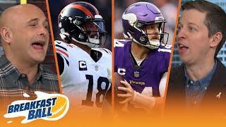 Vikings beat Bears, Caleb Williams breaks Bears rookie records, Vikings underrated? | BREAKFAST BALL