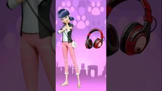 MLB characters with headphones // #miraculous #shorts #viral #video #youtubeshorts