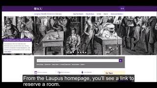 How to make a room reservation at Laupus Library