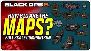 How Big are the Black Ops 6 Maps? | (Full Size Comparison vs Nuketown)