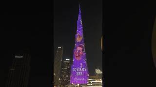 Burj Khalifa lights up to honor #kolkataknightriders for their amazing win in #IPL2024.#sharukhkhan