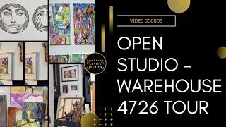 COUGHINGGENIUS MEDIA | Open Studio - Warehouse 4726 Tour