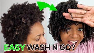 EASIEST 4c WASH N GO  I’ve Tried!!  Anthony Dickey...WOah!