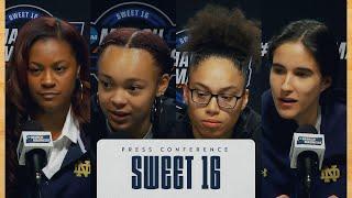NCAA Sweet Sixteen Press Conference (3.28.25) | Notre Dame Women's Basketball