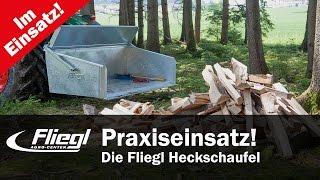 Fliegl Agro-Center im Einsatz | Heckschaufel mechanisch