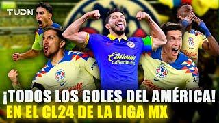 ¡QUIEREN BICAMPEONATO!  Todos los GOLES de América en el CL2024 | TUDN