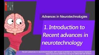 1 Introduction to recent advances in neurotechnology