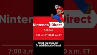 Nintendo Direct June 2023 Game Rumors